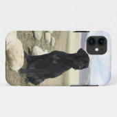 Coques Case-Mate iPhone Labrador retriever noir personnalisable (Dos (Horizontal))