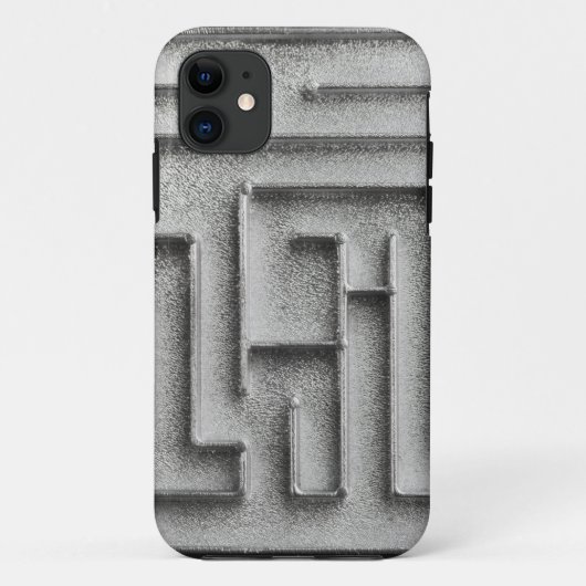 Coques Case-Mate iPhone Labyrinthe argenté (Dos)