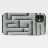Coques Case-Mate iPhone Labyrinthe argenté (Dos (Horizontal))