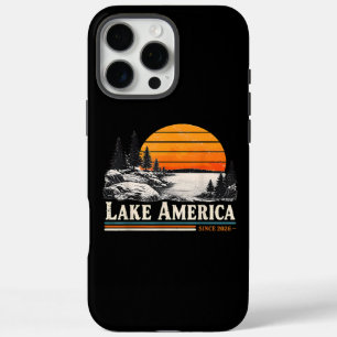 Coques iPhone 16 Pro Max Lac America 2026 Vintage