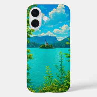 Coques iPhone 16 Lac Bled