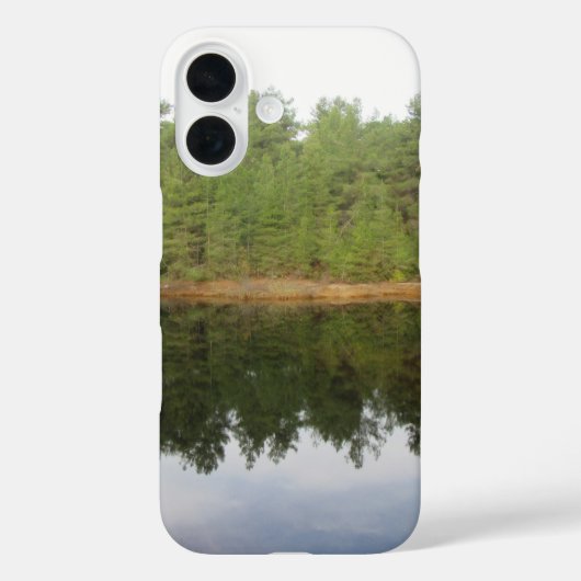 Coques Case-Mate iPhone Lac de réflexion des pins (Verso)