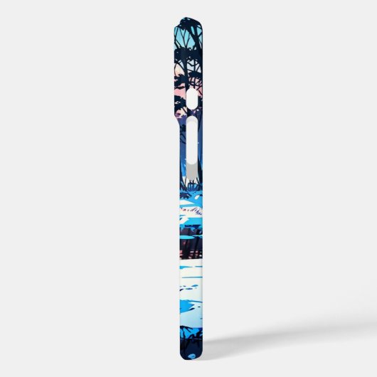 Coques Case-Mate iPhone Lac d'hiver gelé (Verso / Gauche)