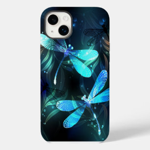 Coque Pour iPhone 14 Plus Lac Libellules Brillantes