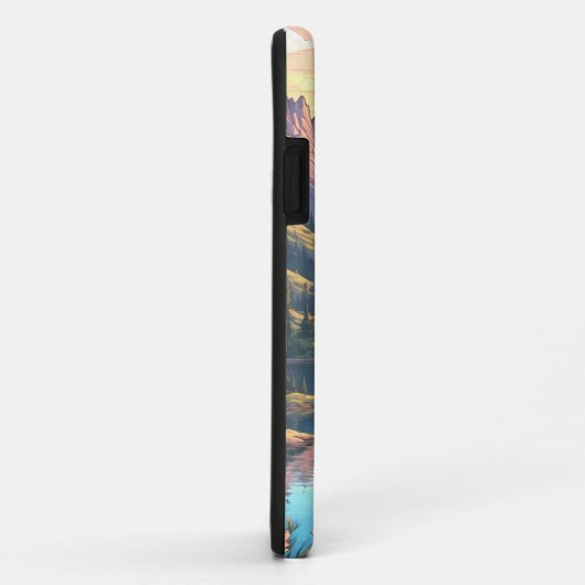 Coques Case-Mate iPhone Lac Mountain (Dos/Droite)