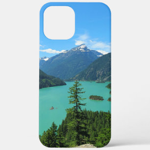 Case-Mate iPhone Case Lac Turquoise de Snowy Mountain à Washington