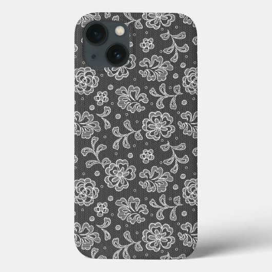 Coques Case-Mate iPhone Lace fabric pattern 1 (Verso)