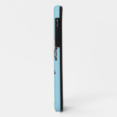 Coques Case-Mate iPhone Lacrosse Sports bleu clair (Dos/Gauche)