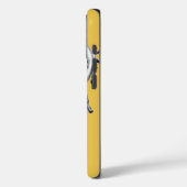 Coques Case-Mate iPhone Lacrosse Sports Gold (Verso / Gauche)
