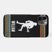 Coques Case-Mate iPhone Lacrosse vintage personnalisée (Dos (Horizontal))