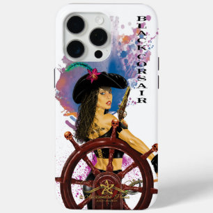 Coque iPhone 15 Pro Max Lady Black Corsair