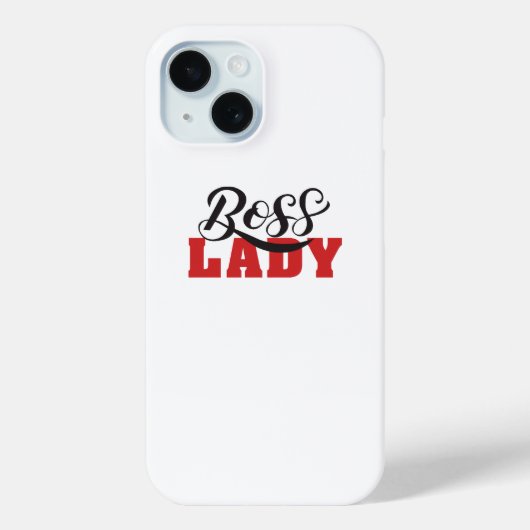 Coques Case-Mate iPhone Lady Boss – Strong Confident Woman Design (Verso)