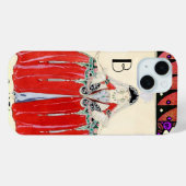 COQUES Case-Mate iPhone LADY EN ROUGE, MODE DE BEAUTÉ COSTUME CONCEPTION M (Verso (horizontal))