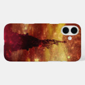 Coques Case-Mate iPhone Lady Liberty étoiles rouges et jaunes (Verso (horizontal))