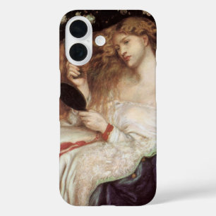 Coques iPhone 16 Lady Lilith de Rossetti, Portrait victorien Vintag