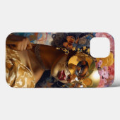 Coques Case-Mate iPhone Lady Portant un Masque Art Imaginaire noir (Verso (horizontal))