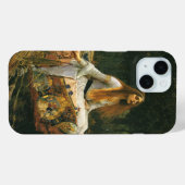 Coques Case-Mate iPhone Lady Shalott On Boat par John William Waterhouse (Verso (horizontal))