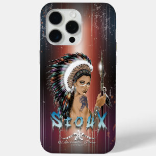 Coque iPhone 15 Pro Max Lady Sioux