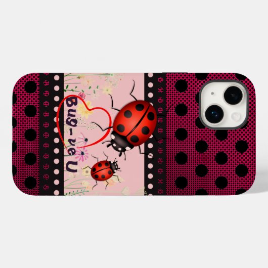 Coques Case-Mate iPhone Ladybug (Verso (horizontal))