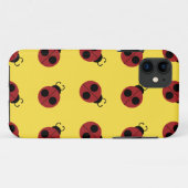 Coques Case-Mate iPhone Ladybug 60s rétro cool rouge jaune (Dos (Horizontal))