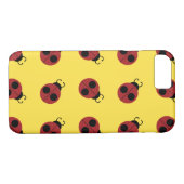 Coques Case-Mate iPhone Ladybug 60s rétro cool rouge jaune (Dos (Horizontal))