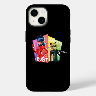 Coque Pour iPhone 14 Ladybug & Cat Noir   Confiance et fidélité