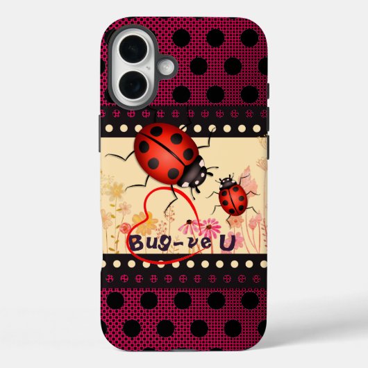 Coques Case-Mate iPhone Ladybug Dots (Verso)
