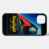 Coques Case-Mate iPhone L'affiche promotionnelle de train de lumière du (Verso (horizontal))