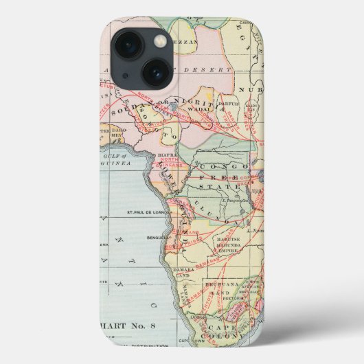 COQUES Case-Mate iPhone L'AFRIQUE : CARTE, 1894 (Verso)