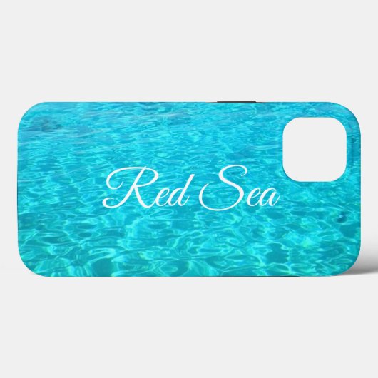 Coques Case-Mate iPhone Lagon azur en mer Rouge (Verso (horizontal))
