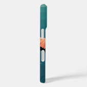 Coques Case-Mate iPhone Lagon du Flamant rose tropical (Verso / Droite)