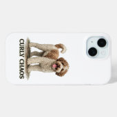 Coques Case-Mate iPhone Lagotto Romagnolo Curly Chaos (Verso (horizontal))