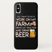 L'agriculteur de bière veulent le tracteur