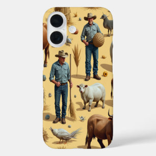 Coques iPhone 16 L'agriculteur dont la récolte est terminée