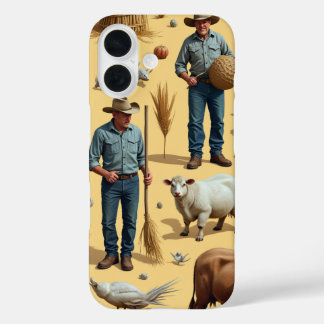 Coques iPhone 16 L'agriculteur dont la récolte est terminée