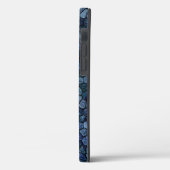 Coques Case-Mate iPhone Lagune Bleue Minuit Pavé Terrazo Patchwork (Verso / Gauche)