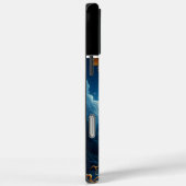 Coques Case-Mate iPhone L'aigle bleu de la Lune Silhouette (Verso / Droite)