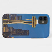 Coques Case-Mate iPhone L'aiguille de l'espace et Seattle du centre (Dos (Horizontal))