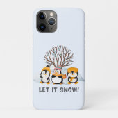 Coques Case-Mate iPhone Laisse-le pingouins à neige (Dos)