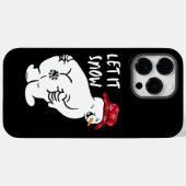 Coques Case-Mate iPhone LAISSER NEIGE drôle bonhomme de neige (Verso (horizontal))