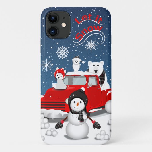 Coques Case-Mate iPhone Laisser neiger (Dos)