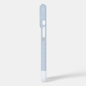 Coques Case-Mate iPhone Laisser neiger un arbre d'hiver minuscule Ice Blue (Verso / Gauche)
