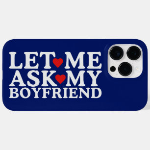 Coque Pour Pour iPhone 14 Pro Max Laissez-moi demander à mon ami ami Saint Valentin