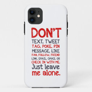 Coque Case-Mate Pour iPhone Laissez-moi seul
