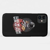 Coques Case-Mate iPhone Laissez-moi seul avec ma pizza (Dos (Horizontal))