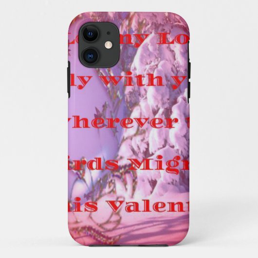 Coques Case-Mate iPhone Laissez-moi voler avec vous à valentine.png (Dos)