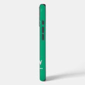 Coques Case-Mate iPhone laissez neige verte (Verso / Gauche)