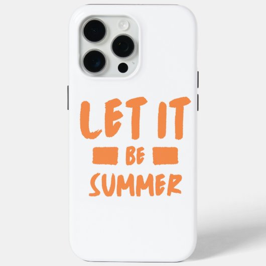 Coques Case-Mate iPhone laissons-nous passer l'été (Verso)