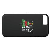 Coques Case-Mate iPhone Laissons-nous tomber Drôle Noël Boire Hommes Femme (Dos (Horizontal))