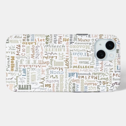 Coques Case-Mate iPhone Lait (Verso (horizontal))